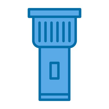 Diş macunlu mavi plastik kap