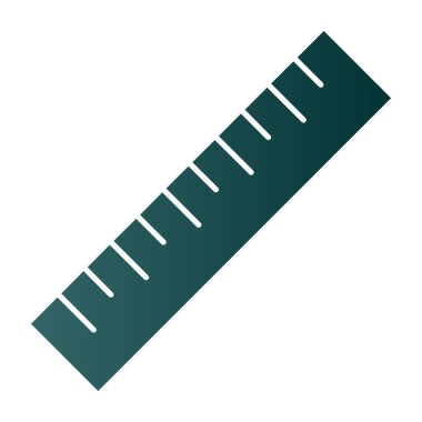 ruler icon, vector illustration simple design