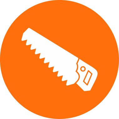 El testeresi simgesi, web basit illüstrasyonu