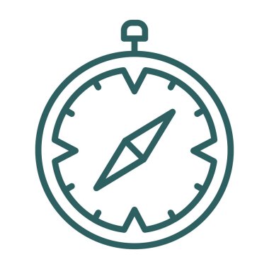 Safari tarayıcısı. Web simgesi basit illüstrasyon