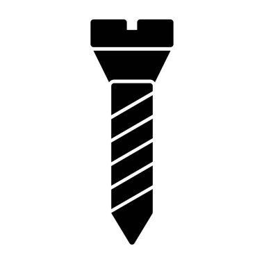 vector illustration of screw tool icon 