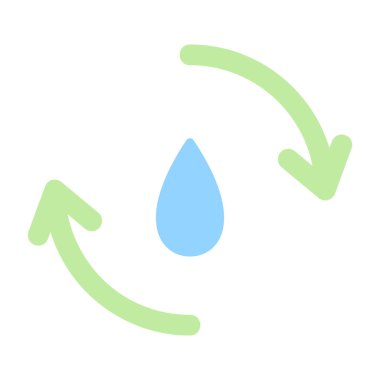 su simgesi vektör illüstrasyonu