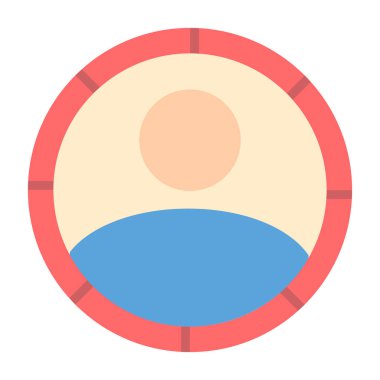 Vektör illüstrasyonu, simge ögesi arkaplanı