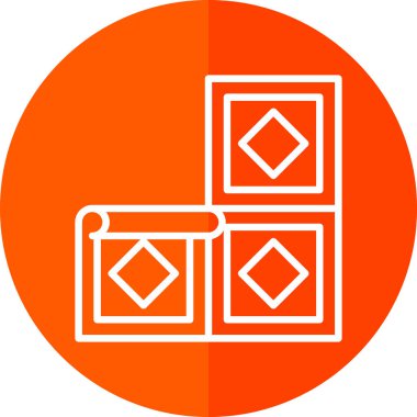 Bir b simgesinin vektör illüstrasyonu