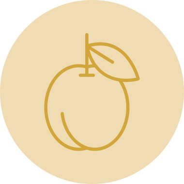 Modern gıda ikonunun vektör illüstrasyonu