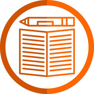 Modern b 'nin vektör illüstrasyonunda kağıdın eksik simgesi