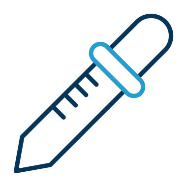 Kalem. Web simgesi basit illüstrasyon