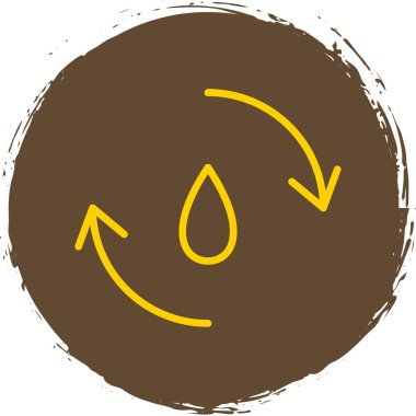 Bir kahve simgesinin vektör çizimi