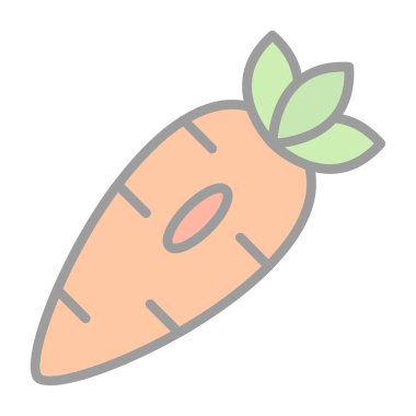 Düz bir havuç simgesi