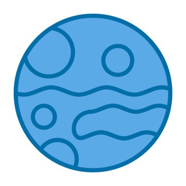 Mars ikon vektör illüstrasyonu 