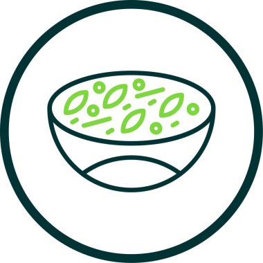 Gıda simgesinin vektör illüstrasyonu