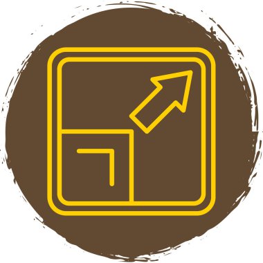 Bir web simgesinin vektör illüstrasyonu