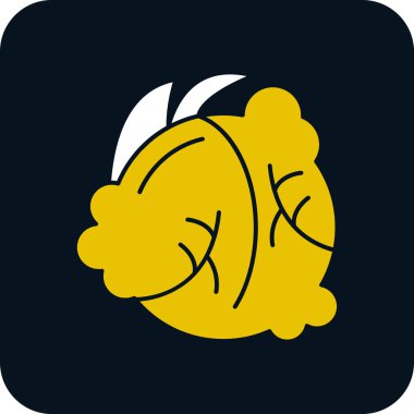 Tavuk resmetmenin simge vektörü