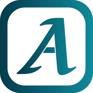 vektör modern harf a