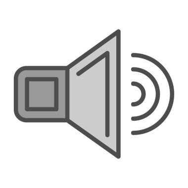 vektör sözcüsü Simgesi illüstrasyonu 