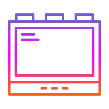 Web simgesini düz biçimde izle 