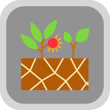 ağaç simgesi, vektör illüstrasyonu beyaz arkaplanda izole edildi