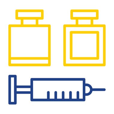 İlaç ve sağlık simgesinin vektör illüstrasyonu