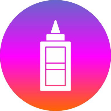 Düzeltme sıvısı. Web simgesi basit illüstrasyon