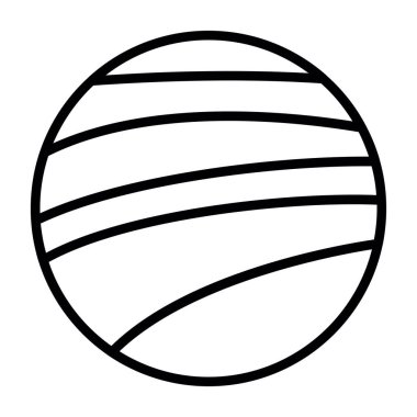 Topu simgesini, anahat stili