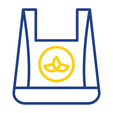 çanta simgesi vektör illüstrasyonu