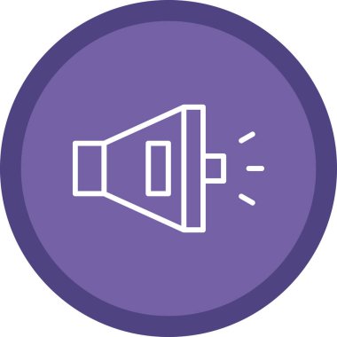 vektör sözcüsü Simgesi illüstrasyonu 