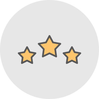 derecelendirme yıldız vektör simgeleri