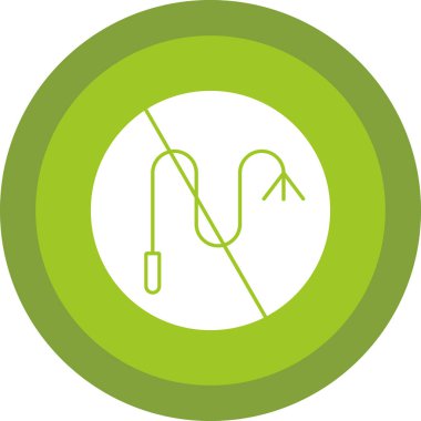 İp. Web simgesi basit illüstrasyon