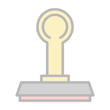 Damga web simge vektör çizim