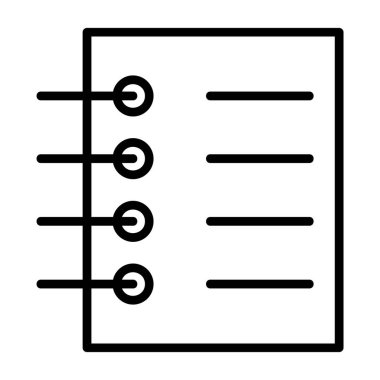 yaratıcı Not Defteri vektör illüstrasyonu