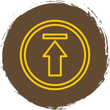 gönderme satırı simgesi, vektör illüstrasyonu