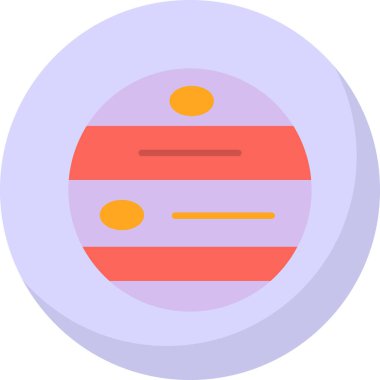 Gezegen. Web simgesi vektör illüstrasyonu