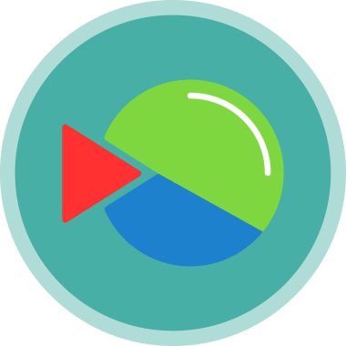 pasta grafiği vektör çizim