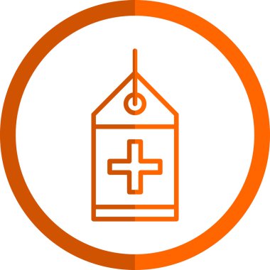 Hastane Simgesi Vektör İllüstrasyonu