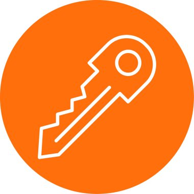 Anahtar. Web simgesi basit illüstrasyon