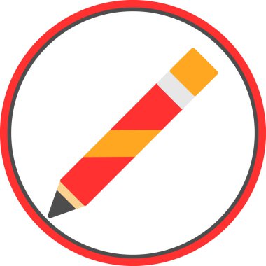 kalem simgesinin vektör illüstrasyonu