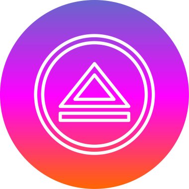 Bir piramidin vektör çizimi