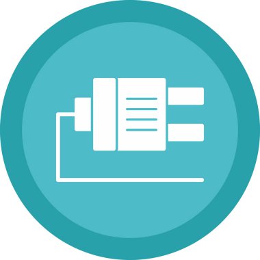 Plug web simgesi, simge illüstrasyonu