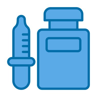 Şırınga ve aşı şişesi, satır ve biçim simgesi