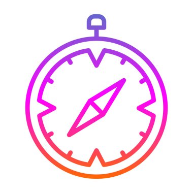 Safari tarayıcısı. Web simgesi basit illüstrasyon