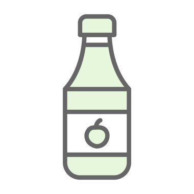 şişe simgesi vektör illüstrasyonu