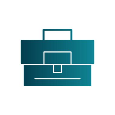 Çanta. Web simgesi basit tasarım