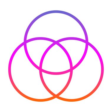 gökkuşağı renkleri, basit simge