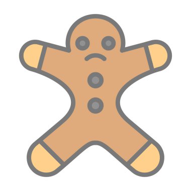 Zencefilli adam web simgesi basit bir illüstrasyon sembolü