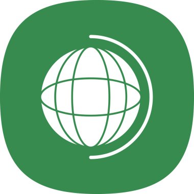 Yeryüzü ikonu vektör illüstrasyonuName                   