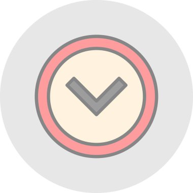 işaret simgesini işaretle, vektör illüstrasyonu 