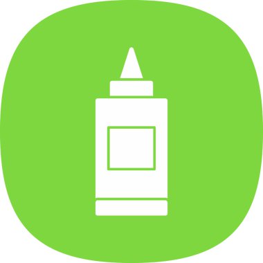 Yapıştırıcı web simgesi, basit vektör illüstrasyonu