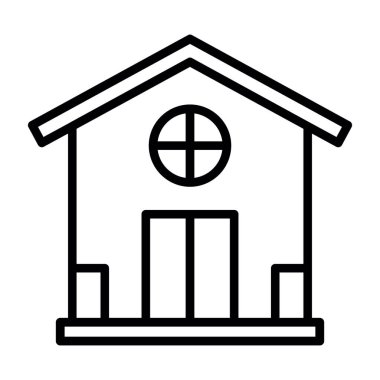 ev simgesi vektör illüstrasyonu