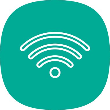 wifi simgesi, vektör illüstrasyonu basit tasarım