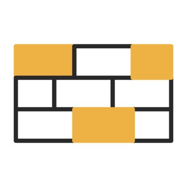 Yapı bloğu izole edilmiş ikon vektör illüstrasyon tasarımını tuğlalar